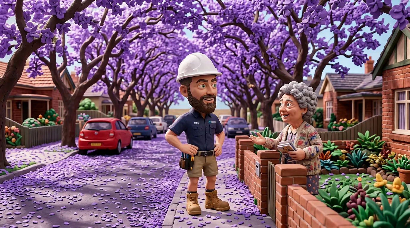 Claymation-style Response Electricians tradesperson representing local electrical services in Applecross, Western Australia