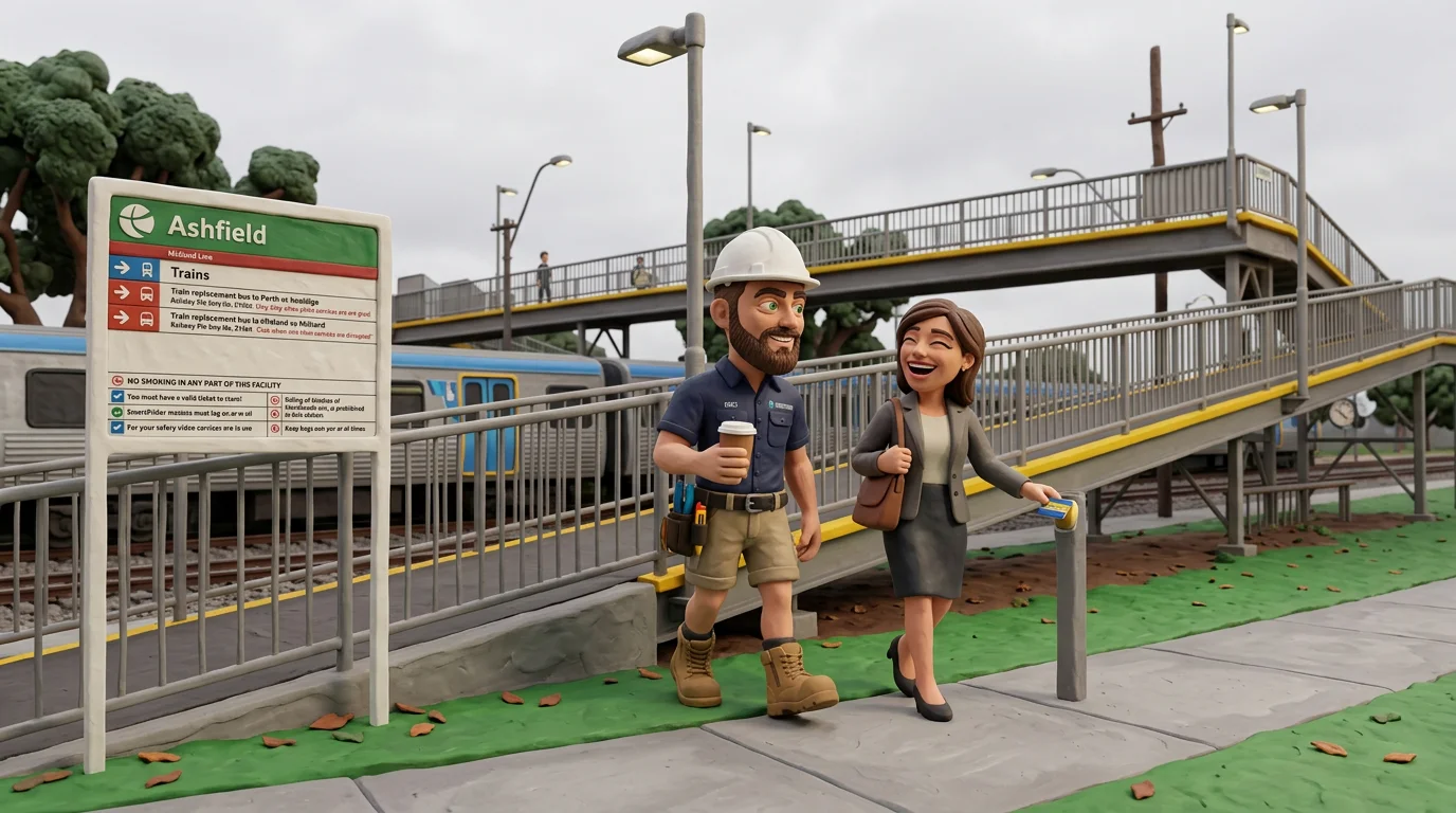Claymation-style Response Electricians tradesperson at Ashfield, Western Australia