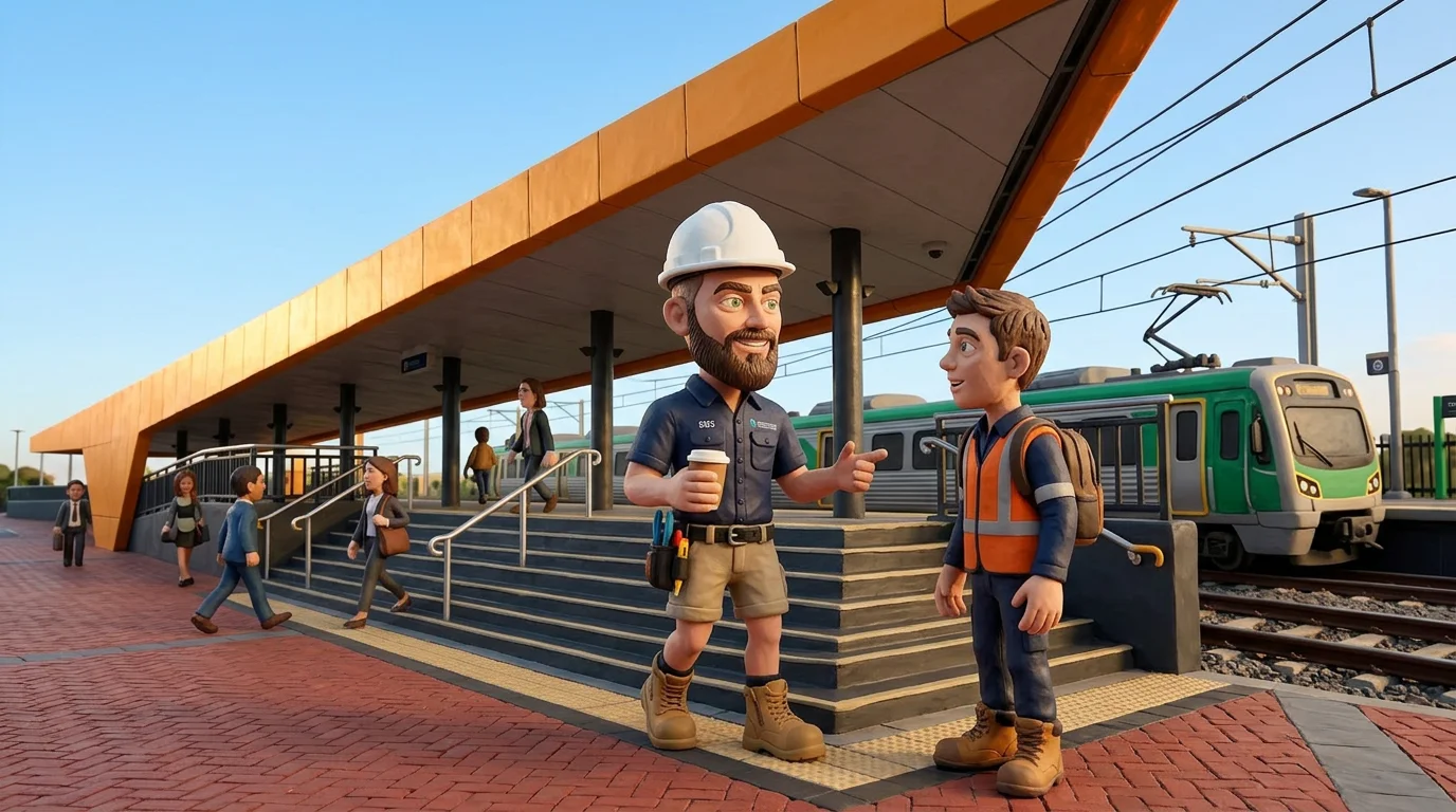 Claymation-style Response Electricians tradesperson at Beckenham, Western Australia