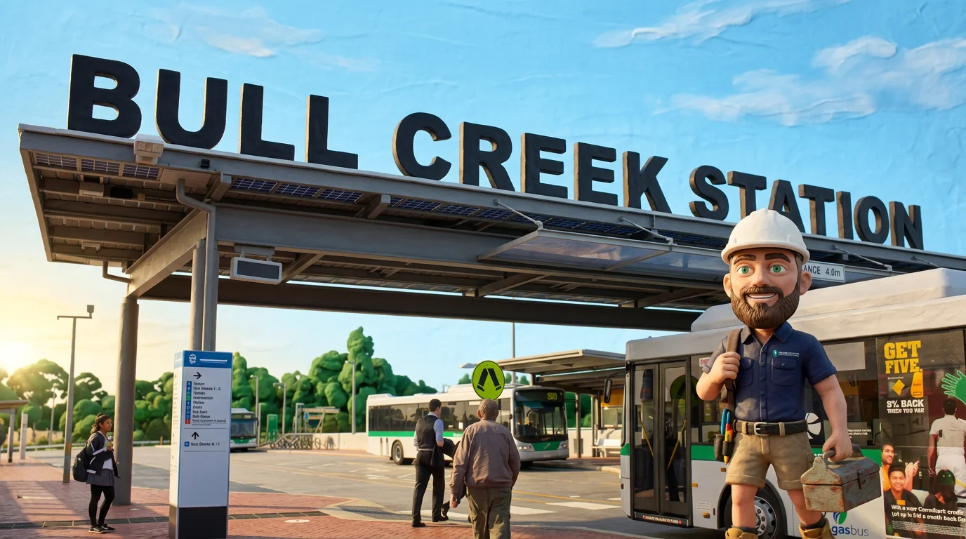 Claymation-style Response Electricians tradesperson at Bull Creek, Western Australia