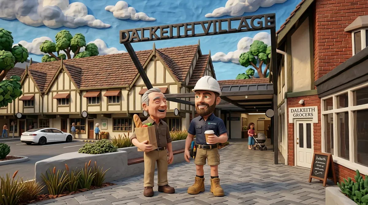 Claymation-style Response Electricians tradesperson at Dalkeith, Western Australia