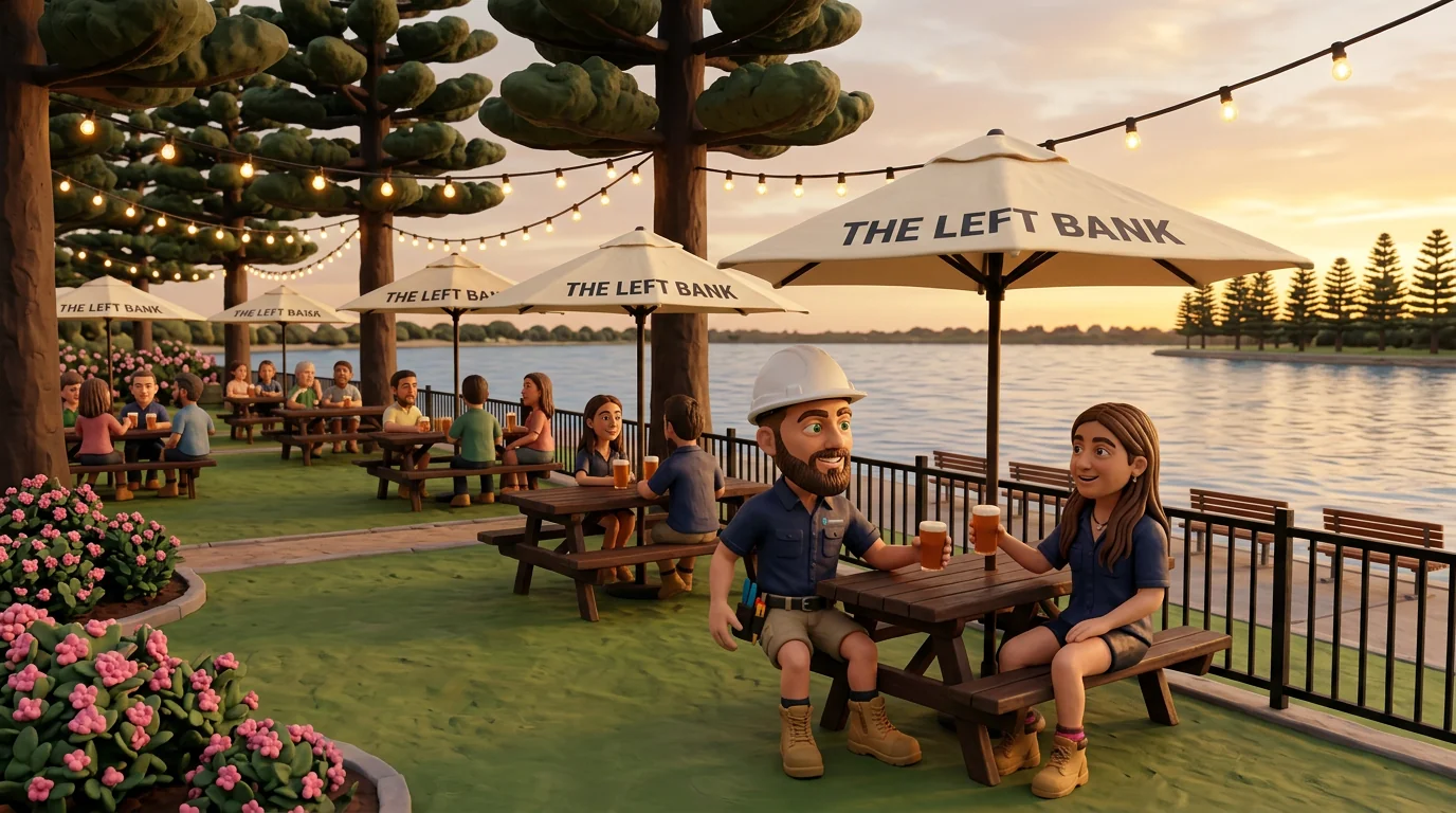 Claymation-style Response Electricians tradesperson at East Fremantle, Western Australia