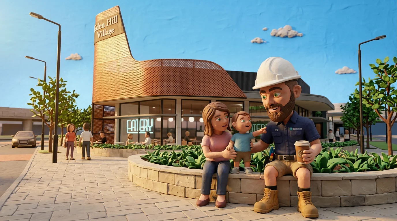 Claymation-style Response Electricians tradesperson at Eden Hill, Western Australia