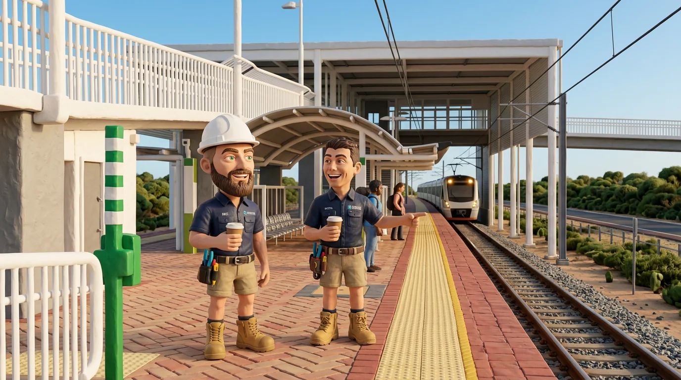 Claymation-style Response Electricians tradesperson at Edgewater, Western Australia