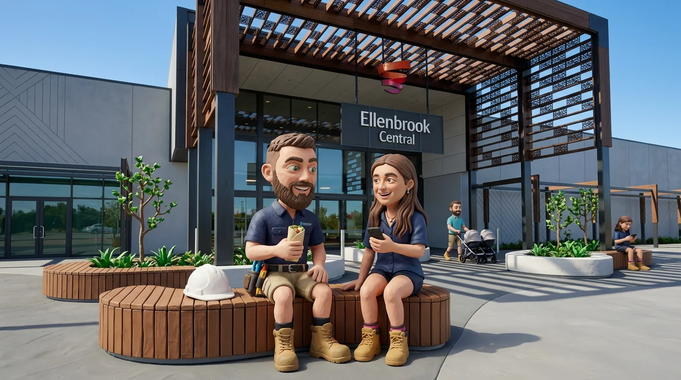 Claymation-style Response Electricians tradesperson representing local electrical services in Ellenbrook, Western Australia