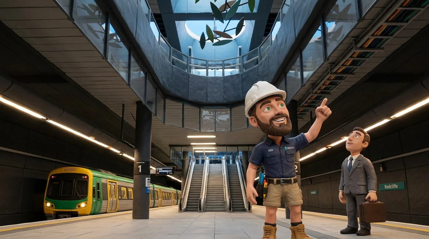 Claymation-style Response Electricians tradesperson at Forrestfield, Western Australia
