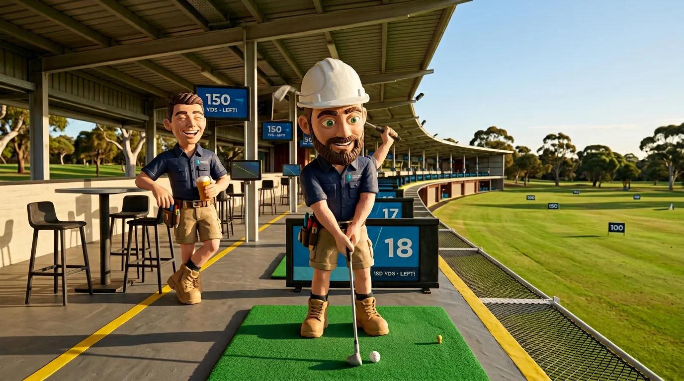 Claymation-style Response Electricians tradesperson at Hamersley, Western Australia
