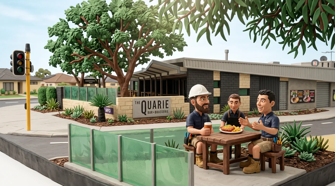 Claymation-style Response Electricians tradesperson at Hammond Park, Western Australia