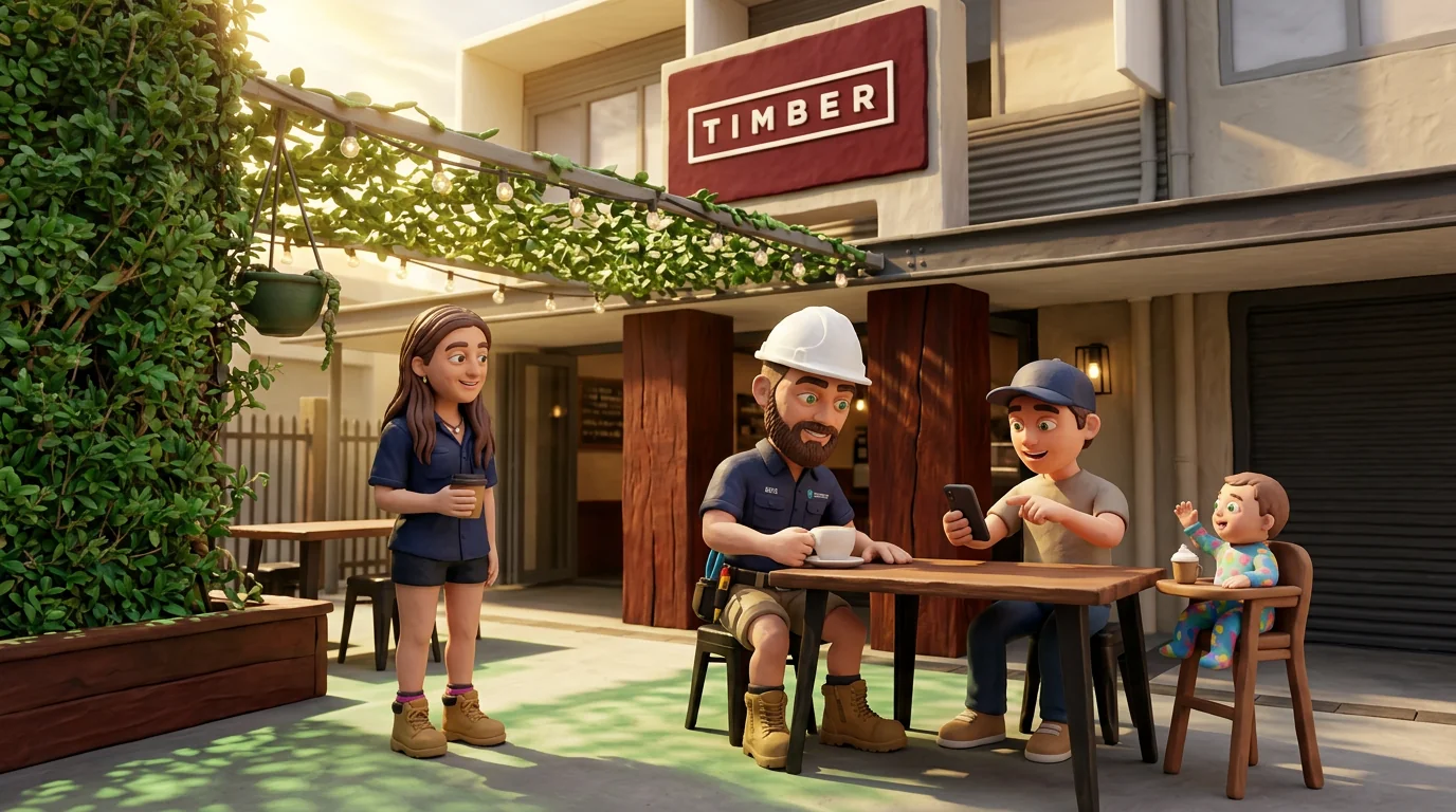 Claymation-style Response Electricians tradesperson at Harrisdale, Western Australia