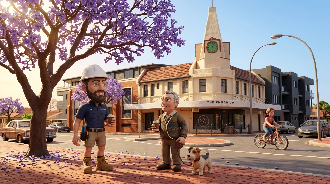 Claymation-style Response Electricians tradesperson at Inglewood, Western Australia