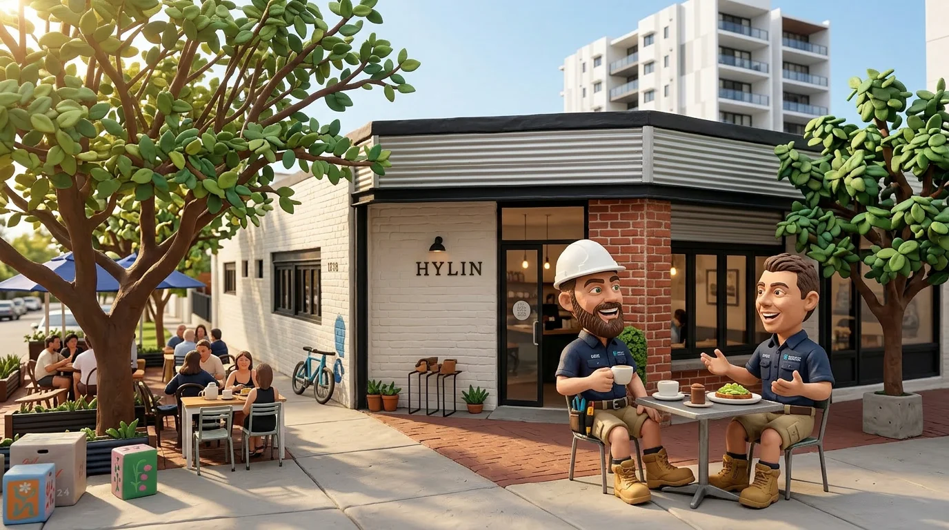 Claymation-style Response Electricians tradesperson at Mount Hawthorn, Western Australia