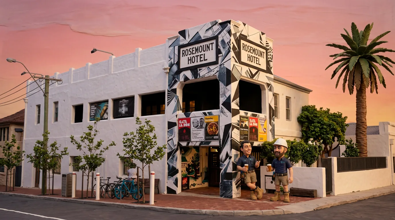 Claymation-style Response Electricians tradesperson at North Perth, Western Australia