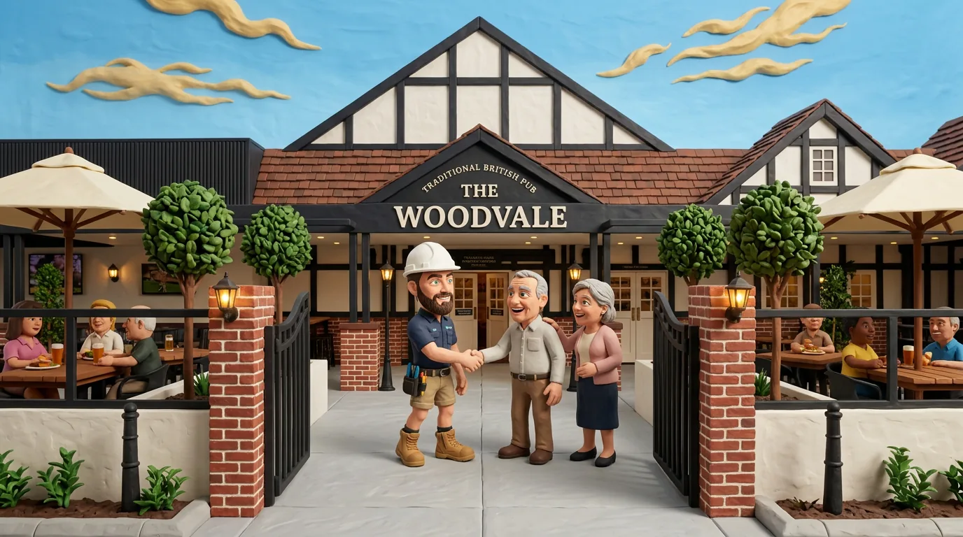 Claymation-style Response Electricians tradesperson at Woodvale, Western Australia
